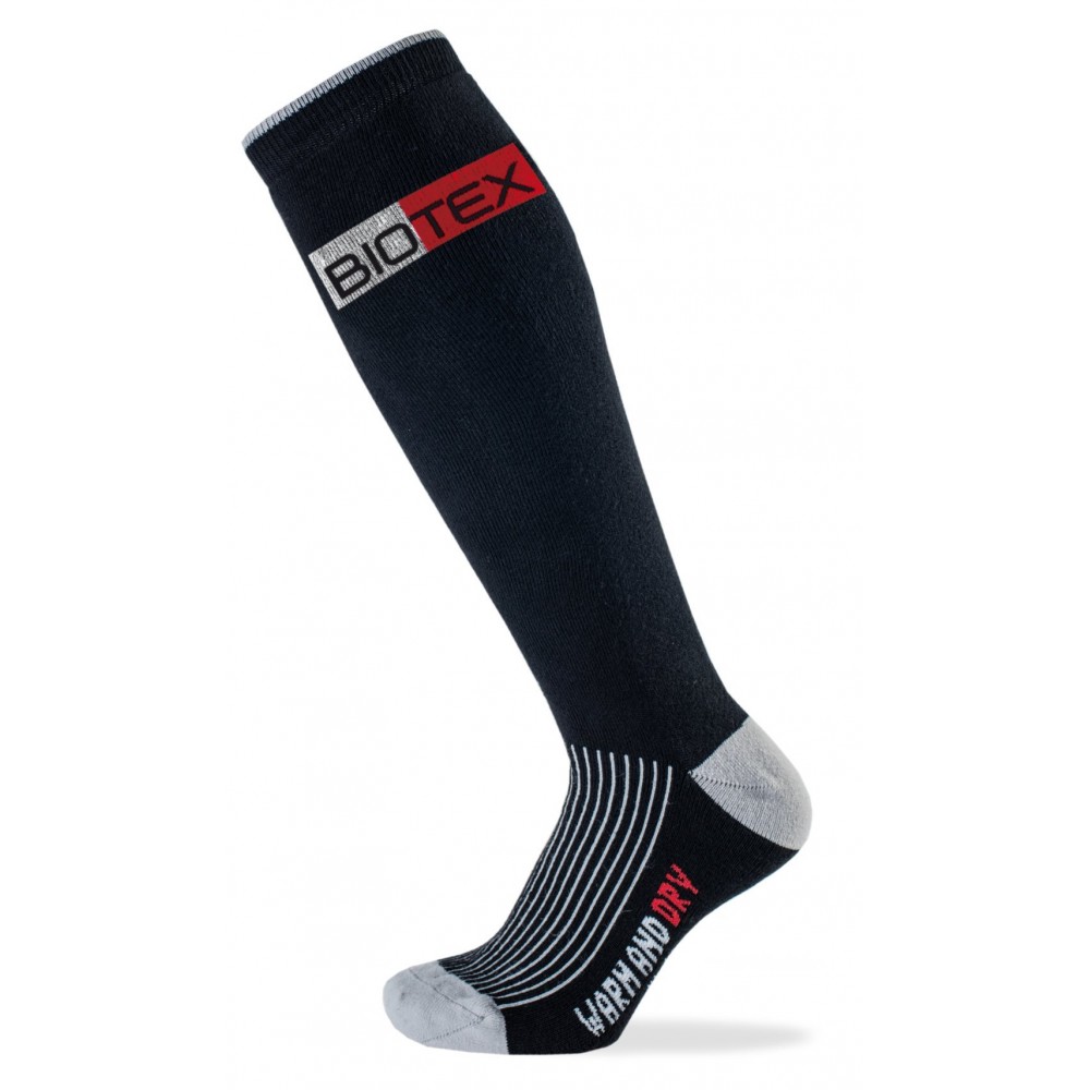 Biotex Calzino Termico Lungo Nero 