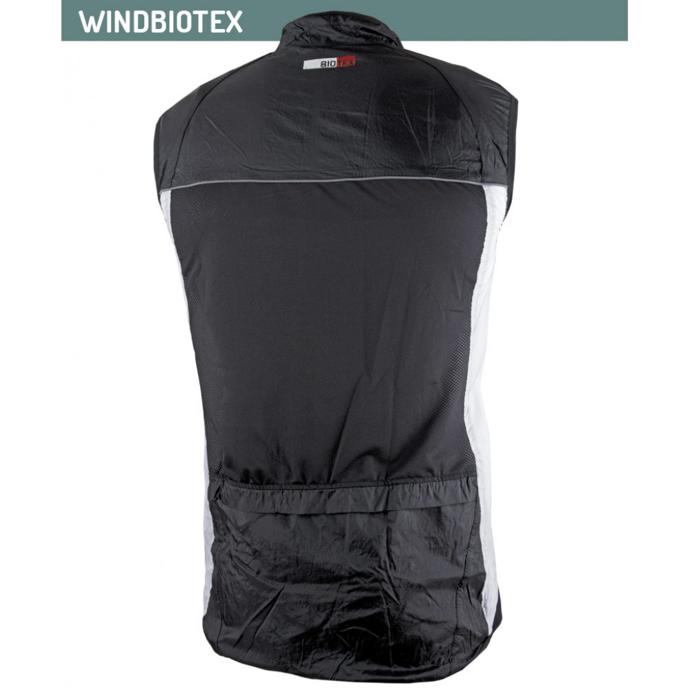 Xtech Antivento Smanicato Uomo XT253 - Giubbotto Termico Senza Maniche, Colore Nero, Taglia L
