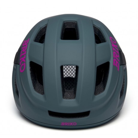 Casco Briko Aero Plus Matt Corduroy Green-Neon Pink
