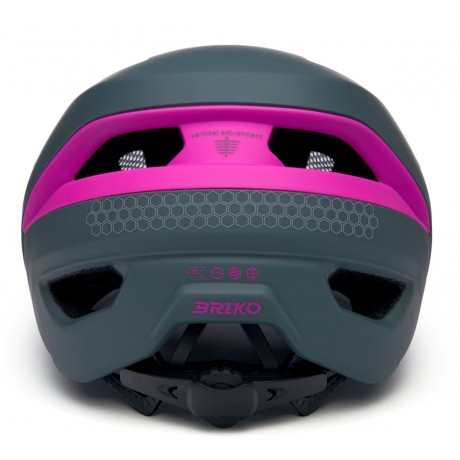 Casco Briko Aero Plus Matt Corduroy Green-Neon Pink
