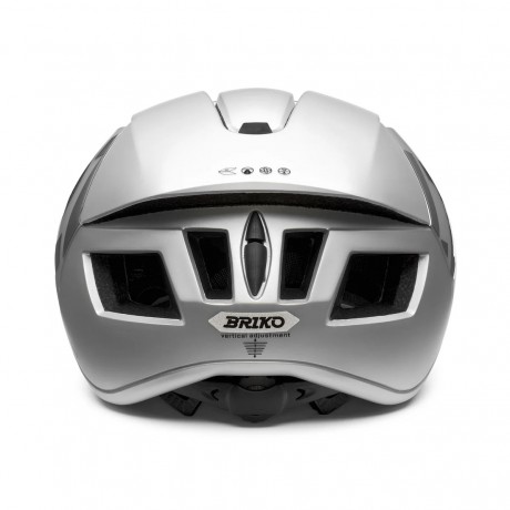Casco Briko Gass Graphik Matt Shiny Silver 