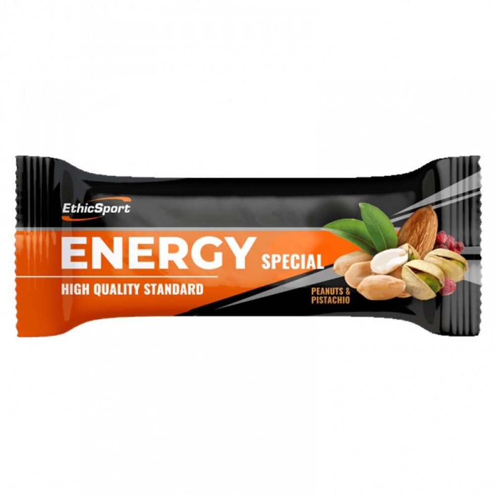EthicSport Barretta Energy Special con arachidi, pistacchi e mirtilli rossi