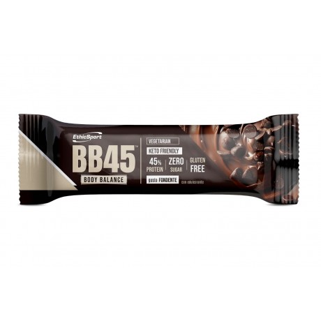 Ethicsport Barrette Proteiche BB45 Body Balance Zero Sugar gusto Fondente