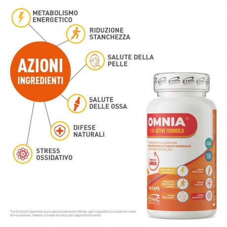 EthicSport Omnia Active Formula 45 cps Multivitaminico Multiminerale