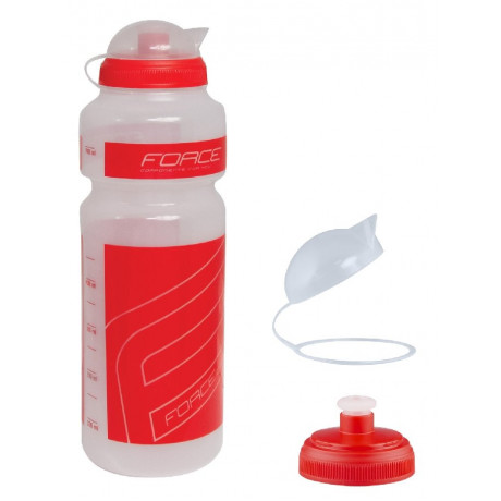 Force Borraccia Trasparente Rosso 750ml