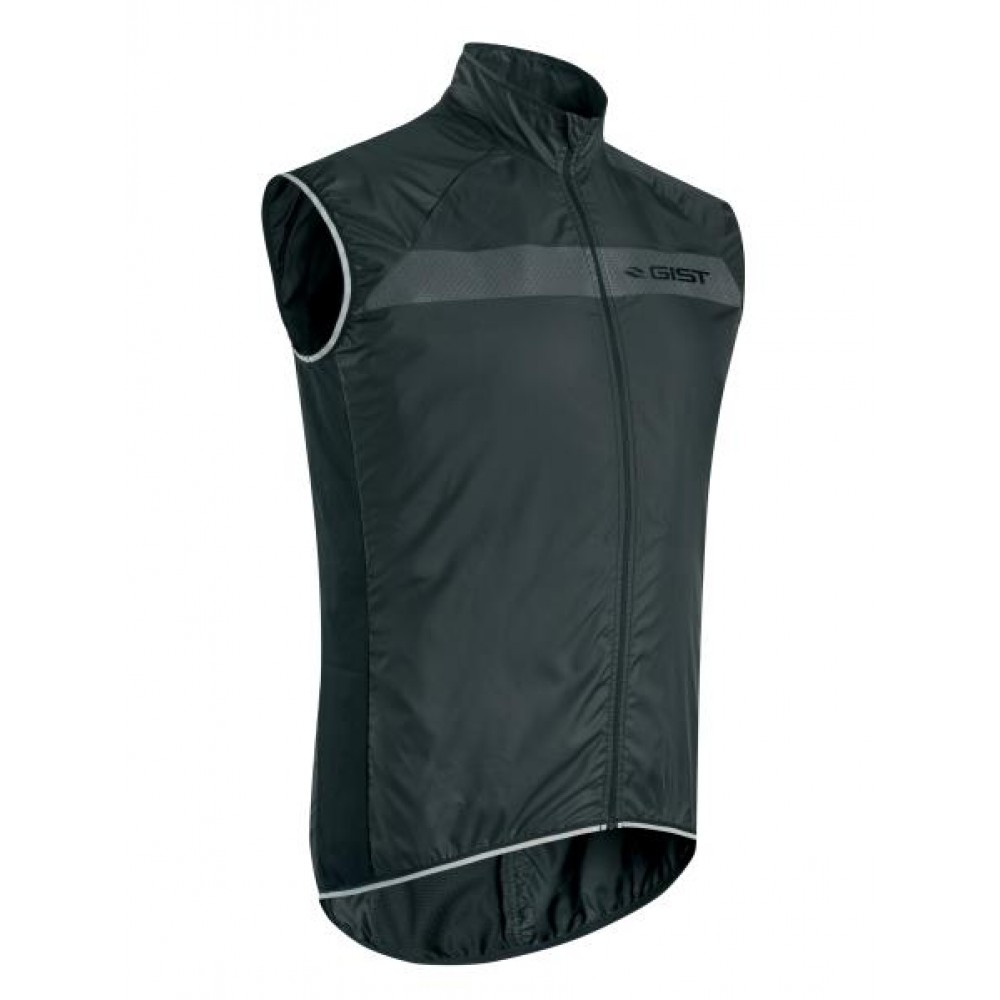 Gist Gilet Antivento Reflex Nero