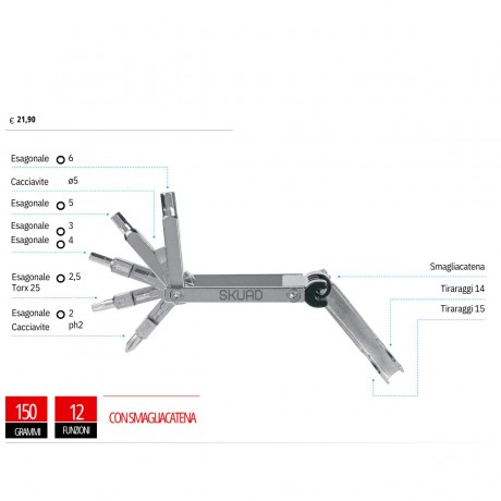 Squad Multitool 12 funzioni 