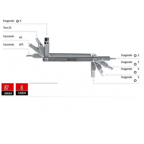Squad Multitool 8 funzioni 