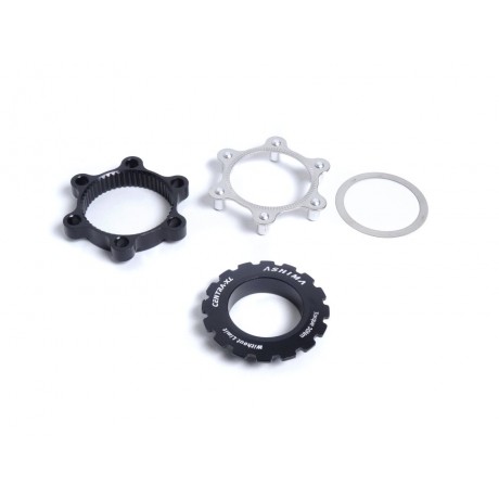 Ashima Adattatore Center Lock per perno passante 15-20 mm Nero