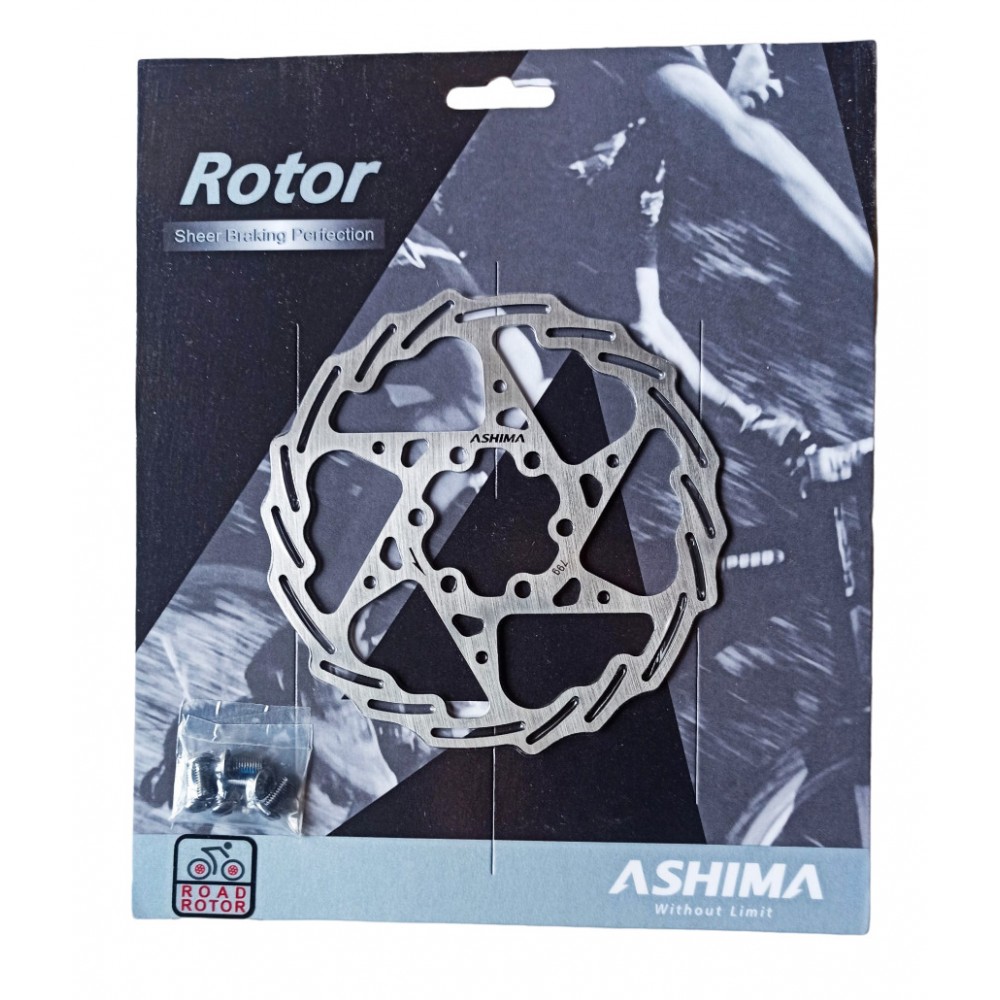 Ashima disco freno ARO-19 140mm Silver