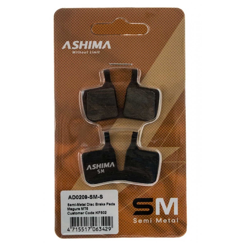 Ashima Pastiglie freno Magura MT 5 MT7 Semi metalliche
