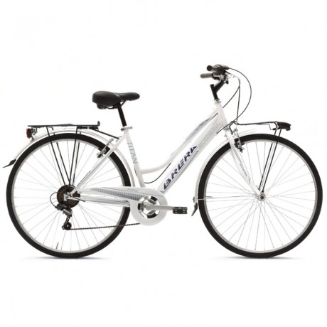 Brera Bicicletta Donna 28" 6 velocità Bianco Azzurro