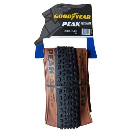 Copertone Goodyear 29 x 2.25 Peak Ultimate Tubeless Complete 120tpi Nero - Para
