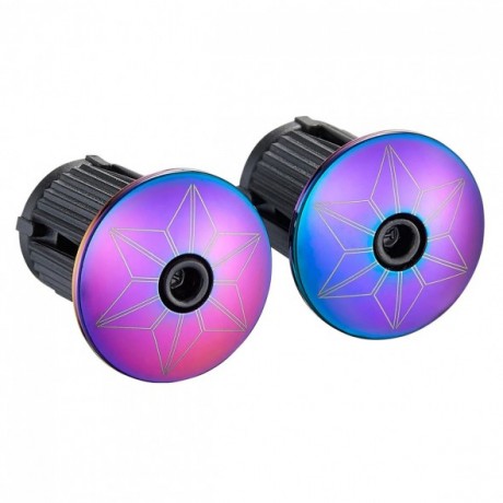 Nastro Manubrio Supacaz Bling  Oil Slick + Tappo Oil Slick