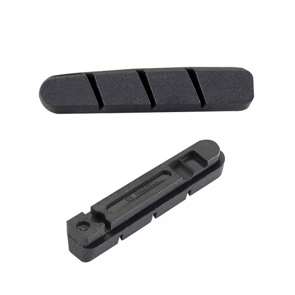 Paire De Porte-pattins + Patins Frein ALLIGATOR – Compatible Campagnolo 55mm – Noir – Réf. 52514