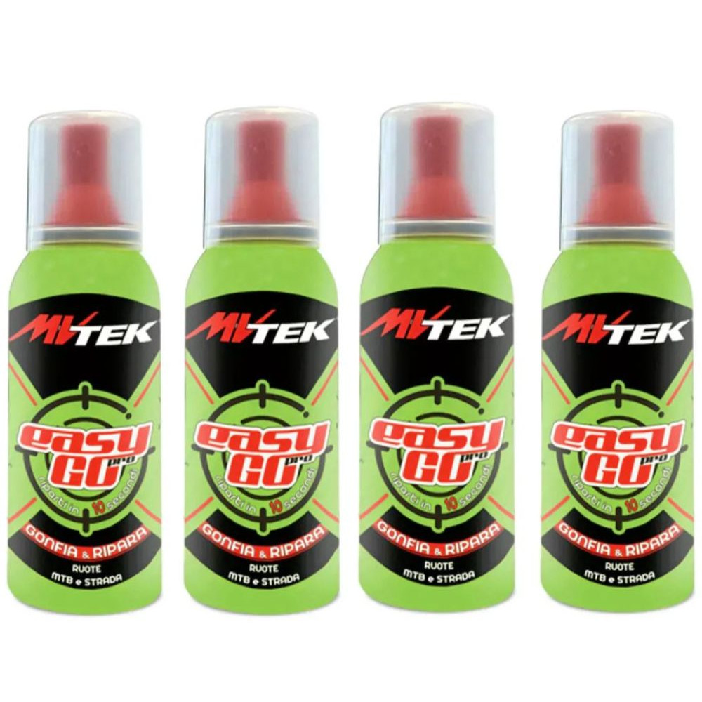  EASYGO PRO gonfia e ripara spray 4 Bomboletta da 100ml 