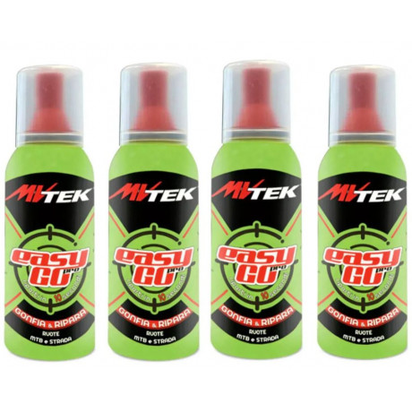  EASYGO PRO gonfia e ripara spray 4 Bomboletta da 100ml 