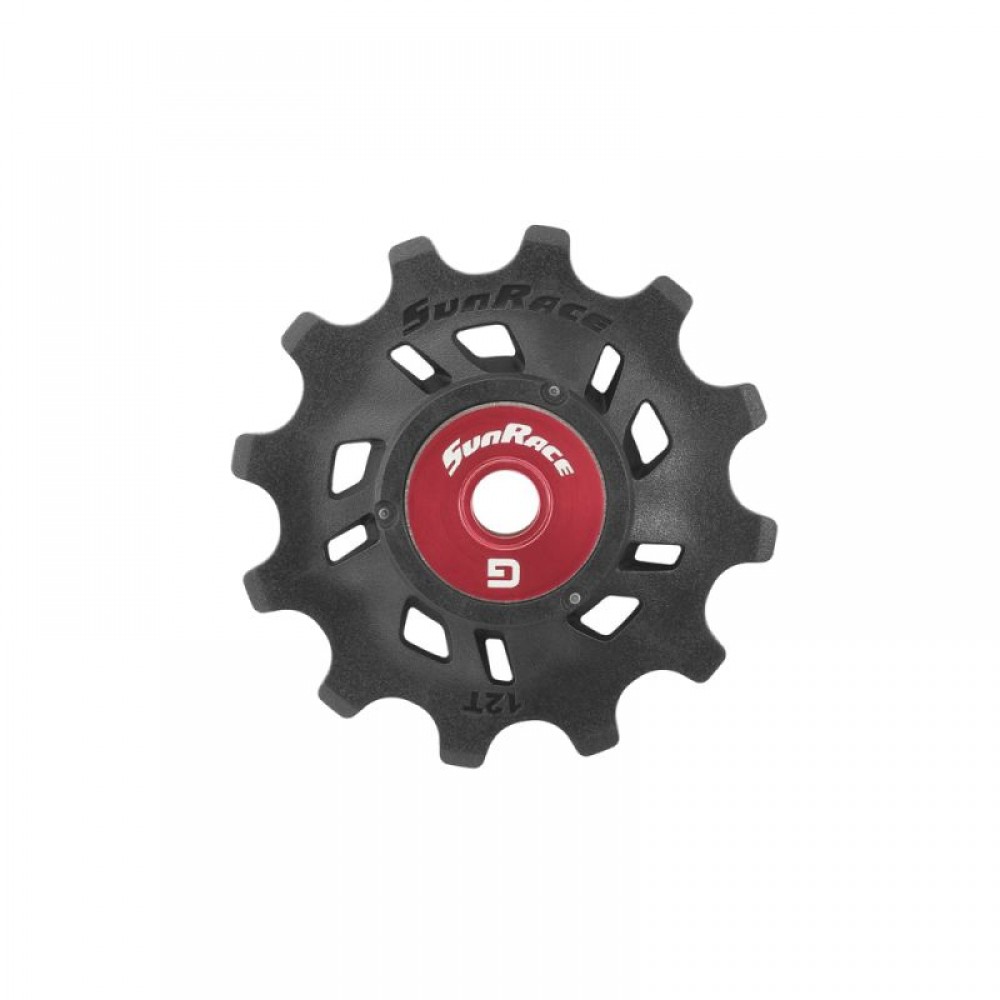 Sun Race Puleggia Cambio Universale 12T Cuscinetti Standard