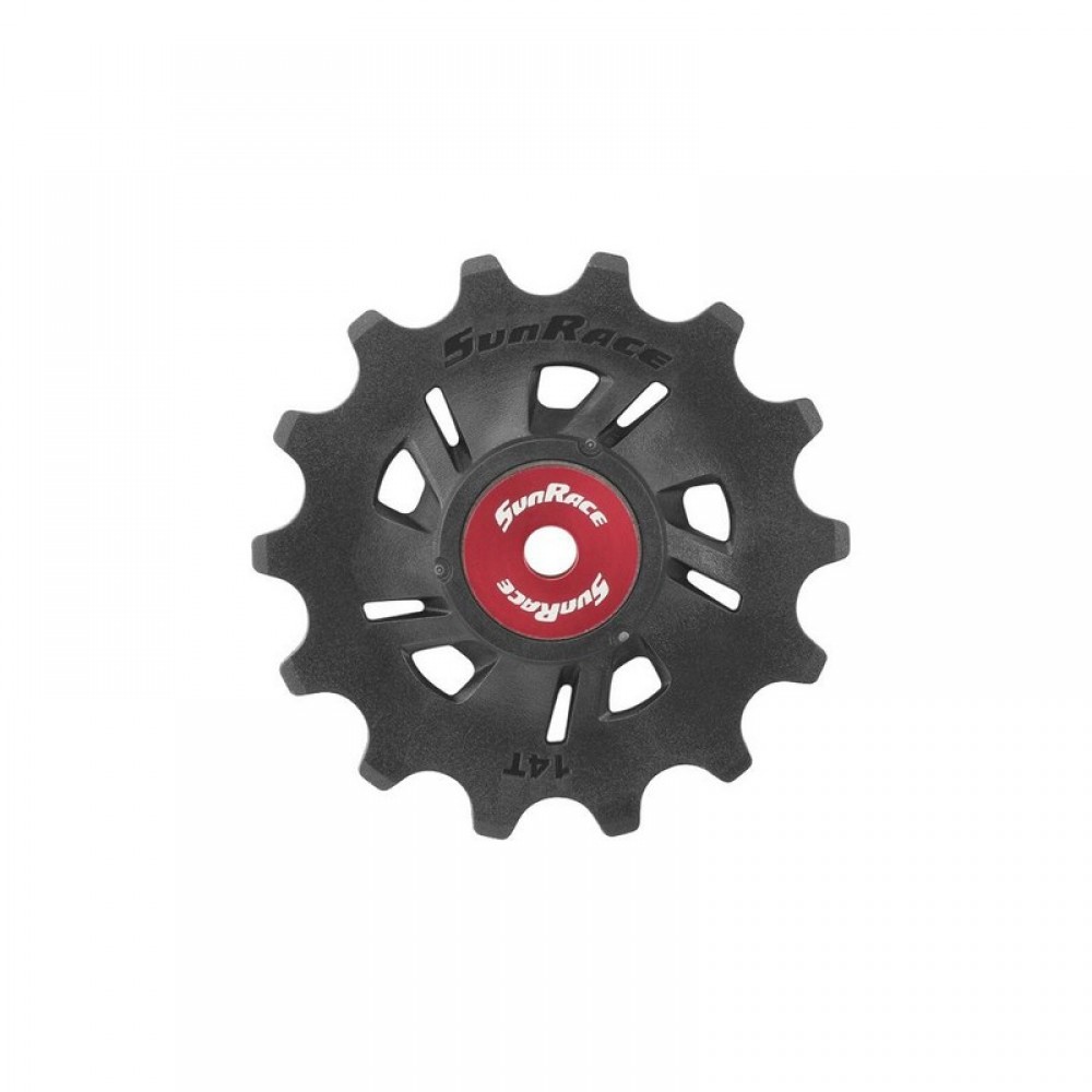 SunRace Puleggia Cambio Universale 14T Cuscinetti Standard