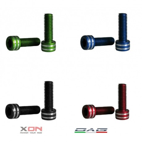 XON coppia viti ergal m5x15 anodizzato 
