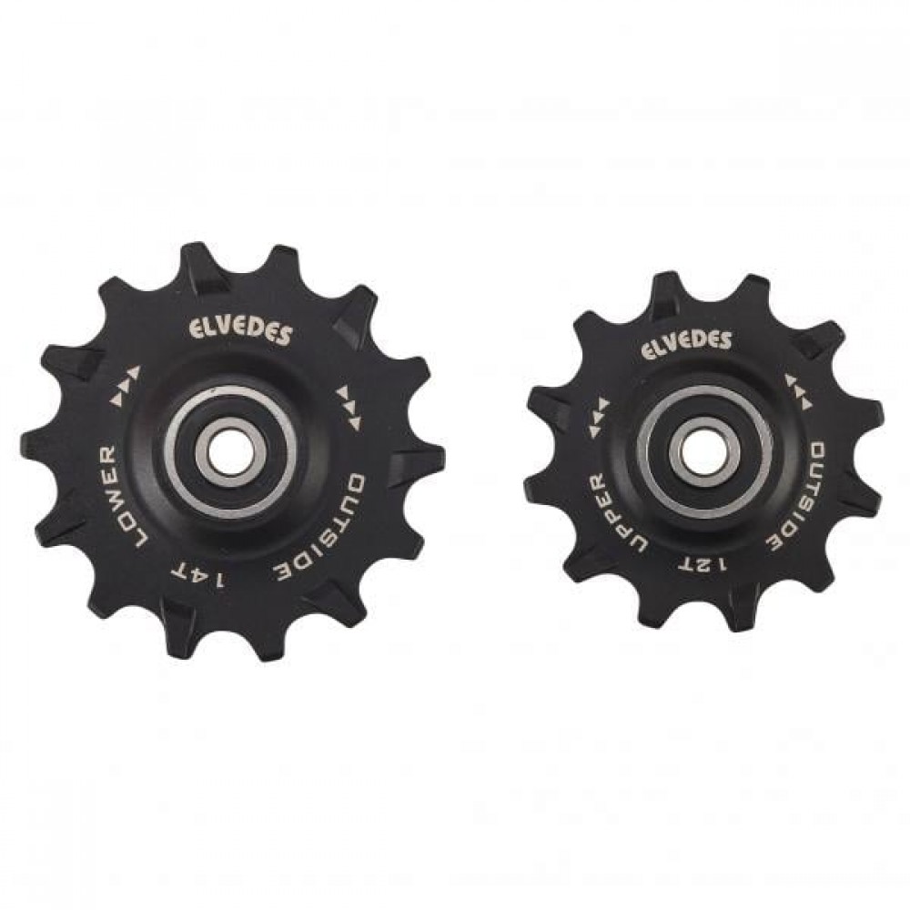 Coppia Pulegge Cambio Elvedes 12/14 Denti  Sram Eagle XX1/X01/GX 12 velocità 