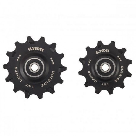 Coppia Pulegge Cambio Elvedes 12/14 Denti  Sram Eagle XX1/X01/GX 12 velocità 