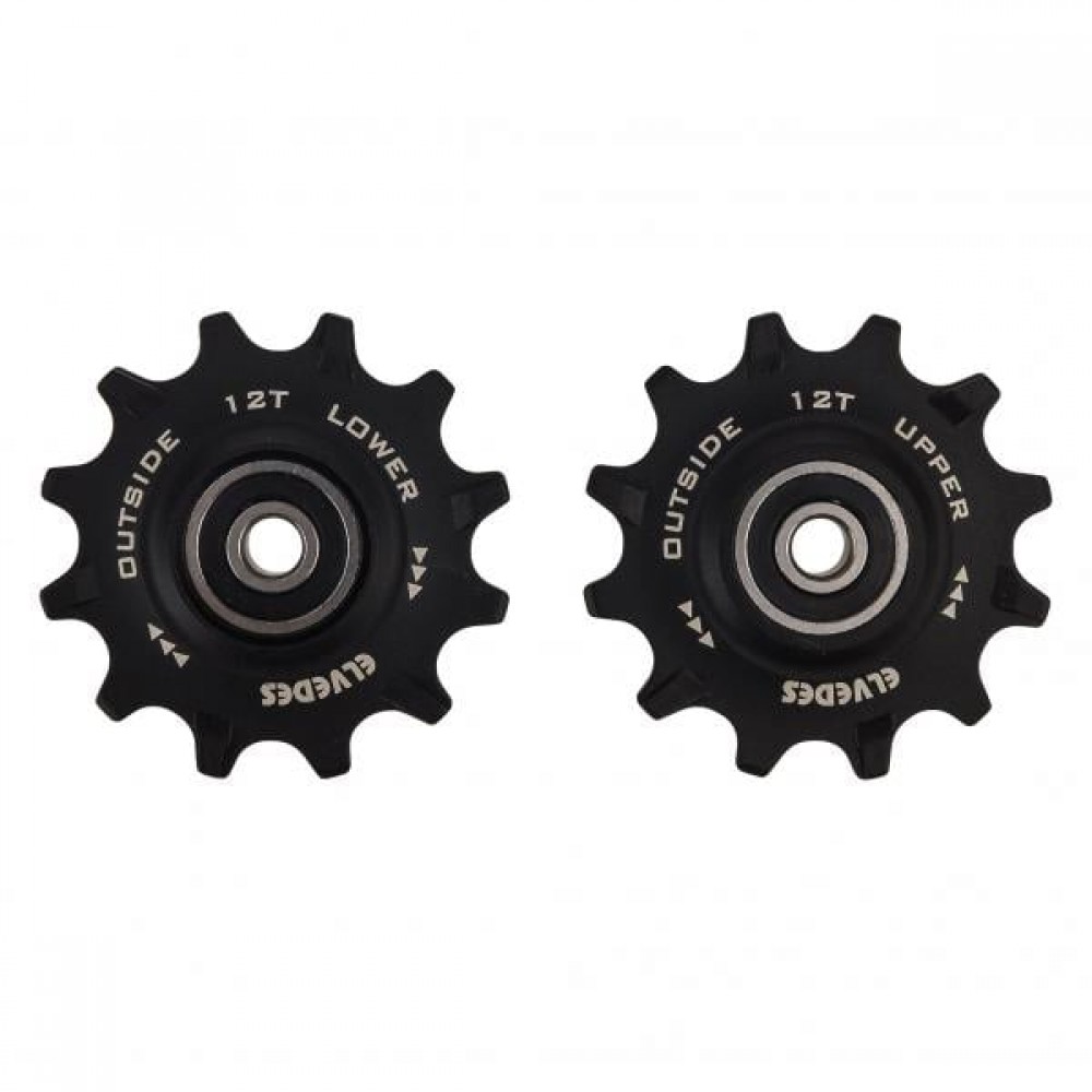 Coppia Pulegge Cambio Elvedes 12 Denti  Sram  XX1/X01/GX/Rival /Force/Apex 11 velocità 