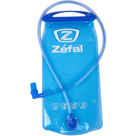 Zefal Zaino idrico Z Light Hydro Race con Sacca 1.5 Litri Blu Nero
