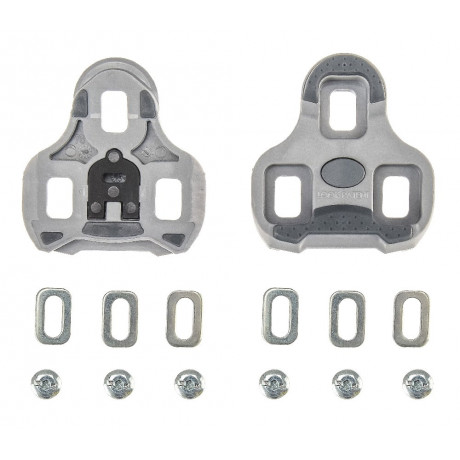 Look Keo Grip Tacchette Grigio Con Gomma Antiscivolo
