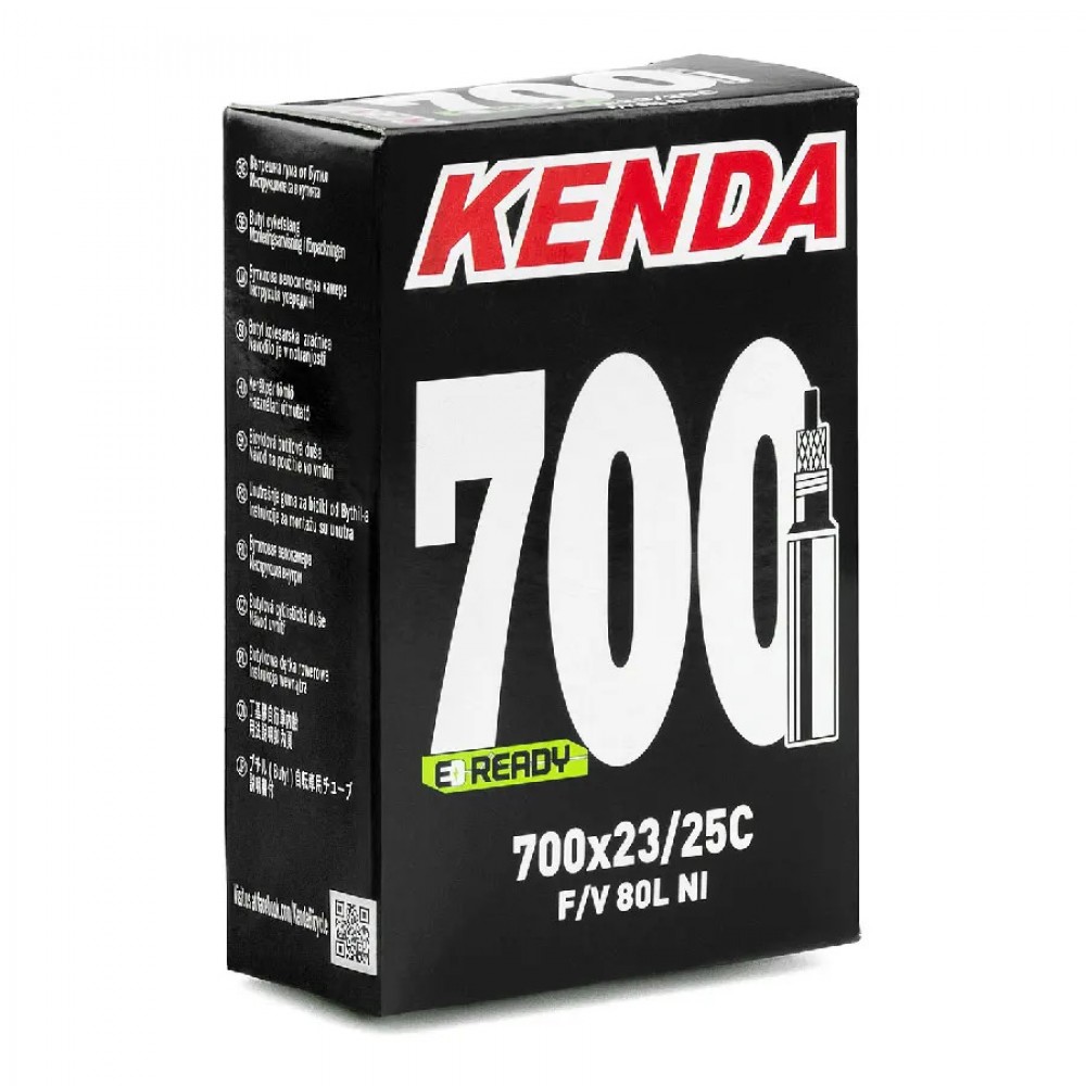 kenda Camera D'aria Bici da Corsa 700x23-25 valvola Presta 80mm Liscia