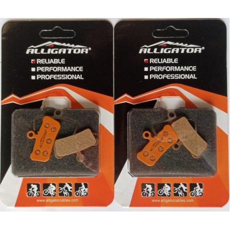 Alligator 2 Coppie Pastiglie freno disco Sram Guide Avid Trail Organiche