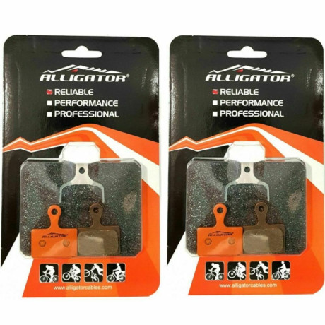 Alligator Due Coppie Pastiglie Freno Disco Shimano XTR Dura Ace Ultegra - 105 - GRX - Organiche