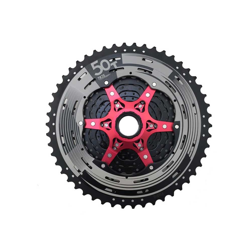 SunRace Cassetta MTB CSM990 11-40 Denti 9 Velocità - Design Leggero Con Ragni In Alluminio, Nero - 5