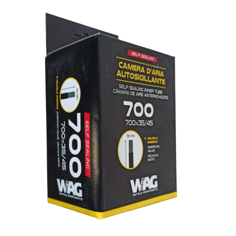 Wag Camera d'aria Autosigillante 700x35/45 Valvola America 34mm smontablie