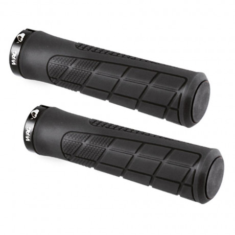 Wag Coppia manopole MTB PRO con lock ring Nero