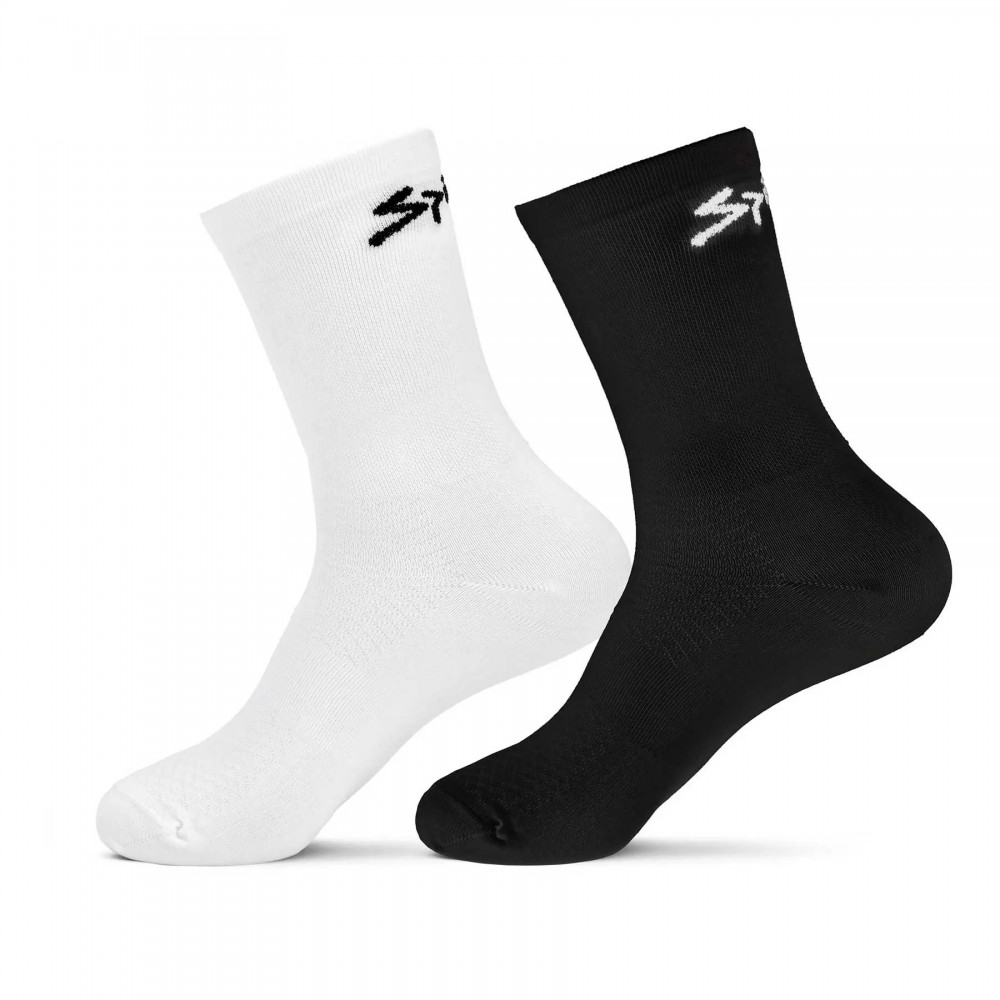 Calze Spiuk Anatomic 2 Paia Bianco - Nero