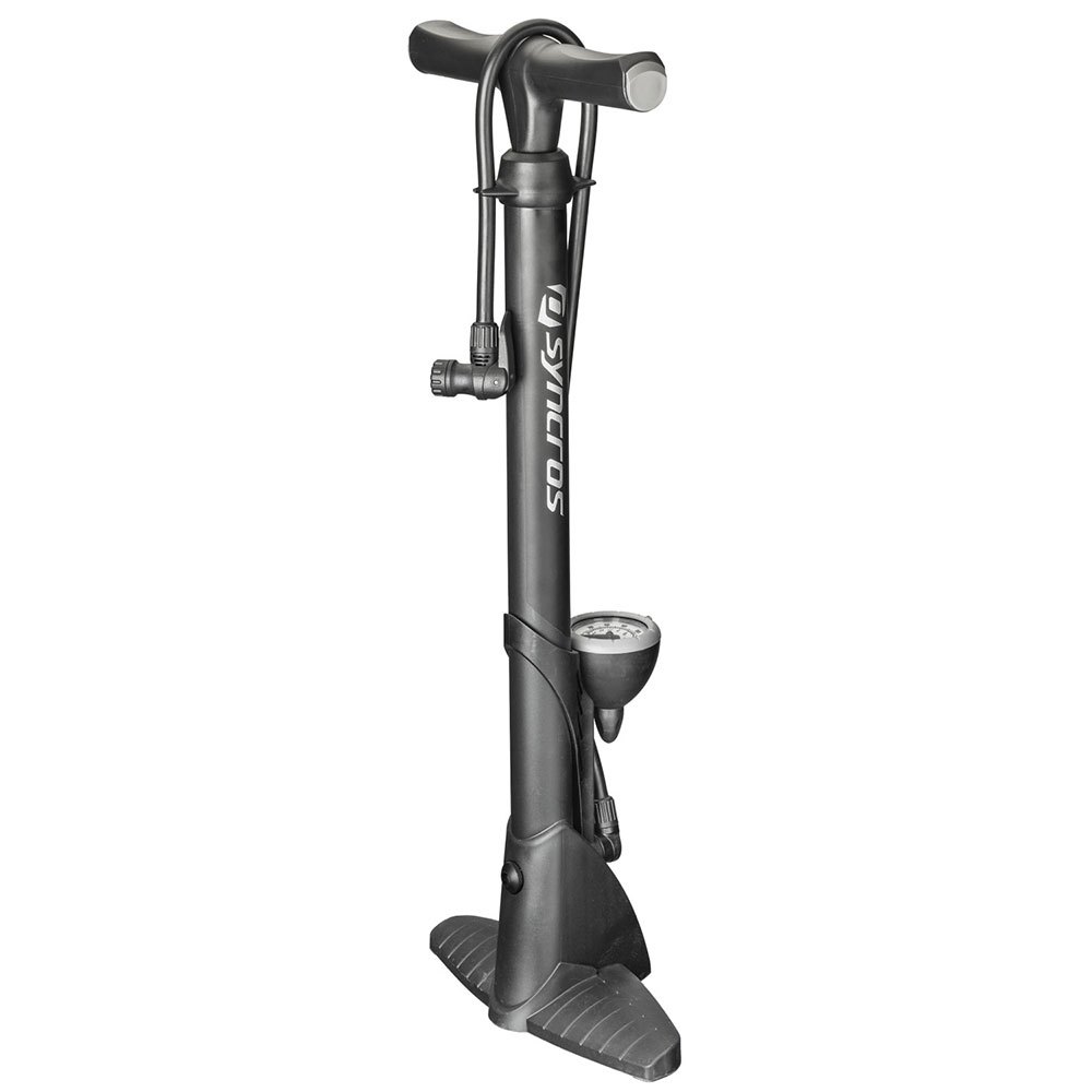 Syncros Pompa con Manometro Floor Plastic SFP-02