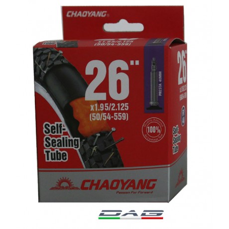 ChaoYang Camera d'aria MTB Antiforatura Autosigilante 26 x 1.95/2.10  valvola 48mm