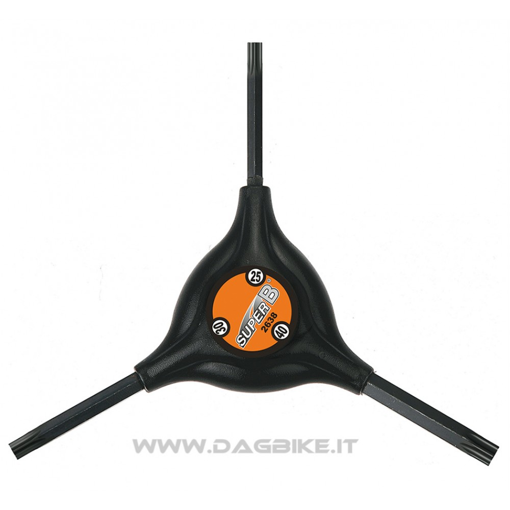Super B Chiave multipla Torx Professionale 25/30/40