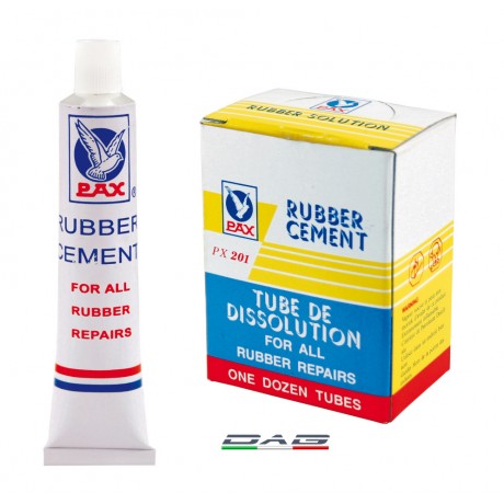 Pax Scatola tubetti mastice per pezze da 7cc 12 Tubetti