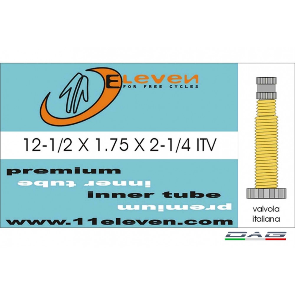 Eleven Camera d'aria  12" 1/2x1.75x2-1/4" - Valvola italia