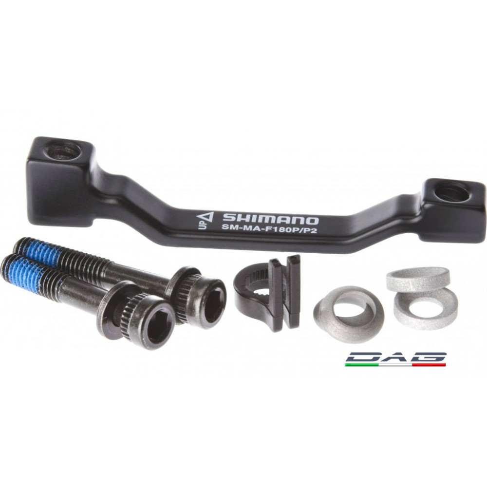Shimano SM--MA-F180P/P2 Adattatore Freno a disco Anteriore 180mm post mount 