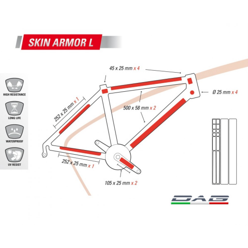 Zefal Skin Armor L Protezione telaio 