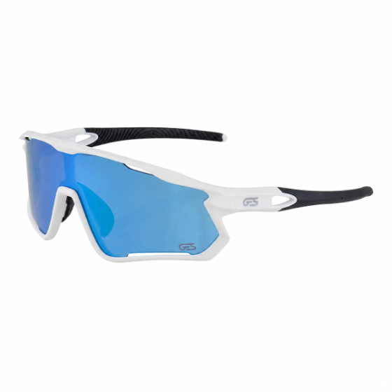Occhiali Ges Indar Bianco Lente Revo Blu