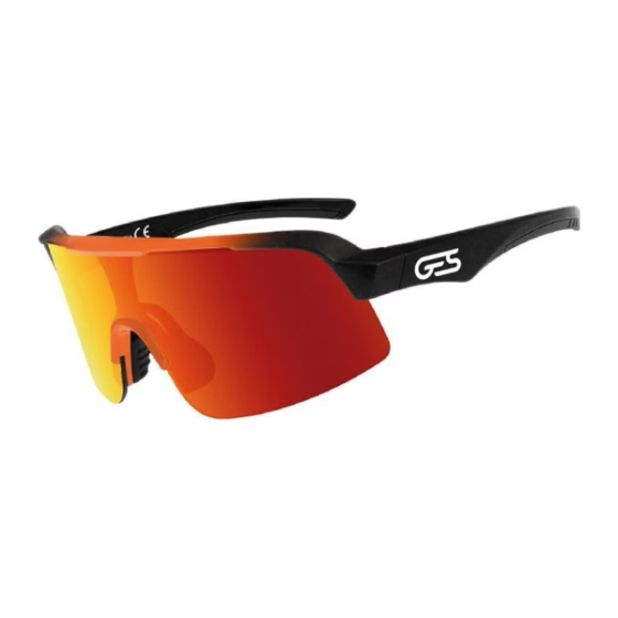 Occhiali Ges Omega Nero Arancio Lente Revo Arancio