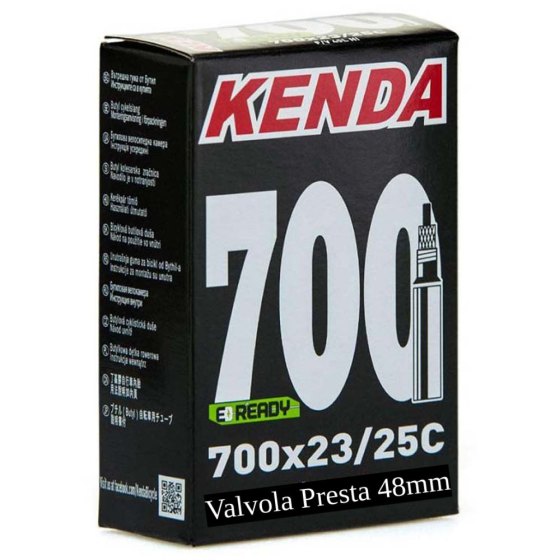 kenda Camera D'aria Bici da Corsa 700x23-25 valvola 48mm