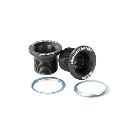 Leonardi Racing Coppia Bulloni Per Pedivella Capo Nero