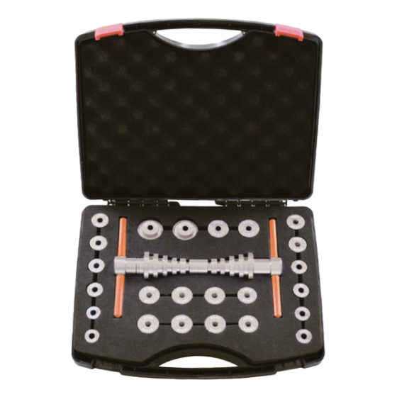 Icetoolz Kit Pressa Cuscinetti Professionale Ruote e Movimenti Centrali