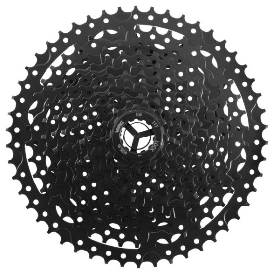 WAG cassetta pignoni mtb 11v 11-50 Nero