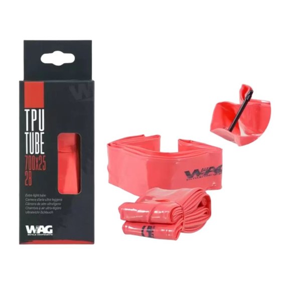Wag Camera d'aria in TPU 700x25/28 Valvola Presta 60mm